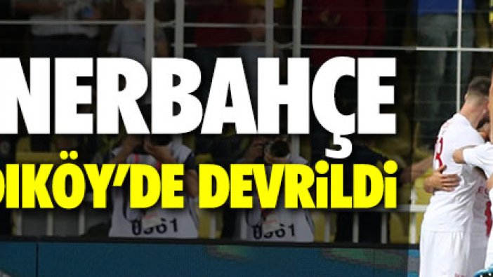 Fenerbahçe Kadıköy'de devrildi