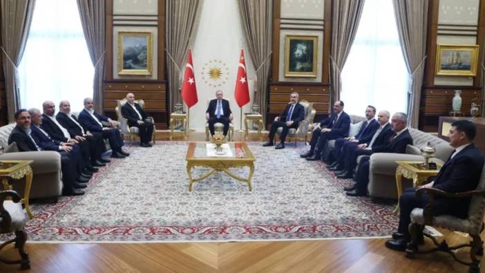 Erdoğan, Hamas heyetiyle görüştü