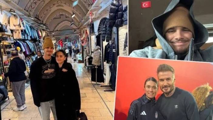 David Beckham ve oğlu Romeo İstanbul'da: Beşiktaşlı kadın futbolculara sürpriz ziyaret