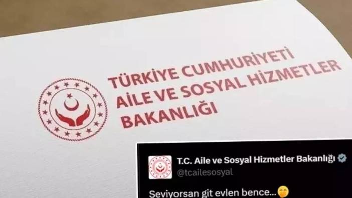 Bakanlıktan 14 Şubat Sevgililer Günü paylaşımı: Seviyorsan git evlen