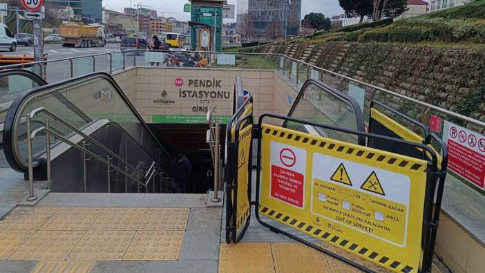 İstanbul metrosunda korkunç kaza: Yürüyen merdivende kadının üç parmağı koptu