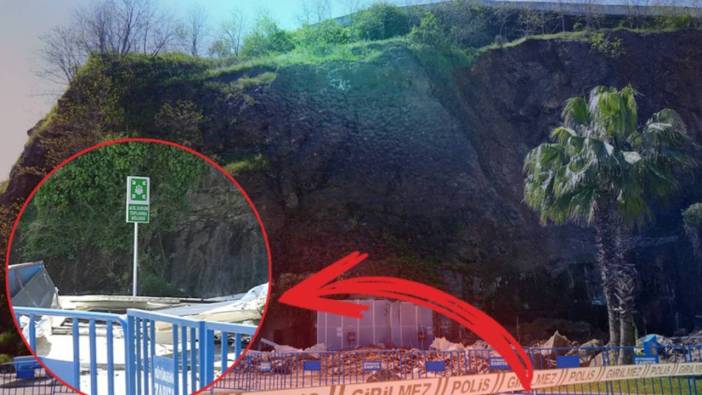 Samsun’daki heyelanda 3 kişiye mezar olan yerde korkunç tabela