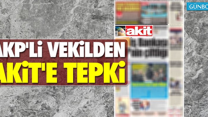 AKP'li Özlem Zengin’den Yeni Akit'e tepki
