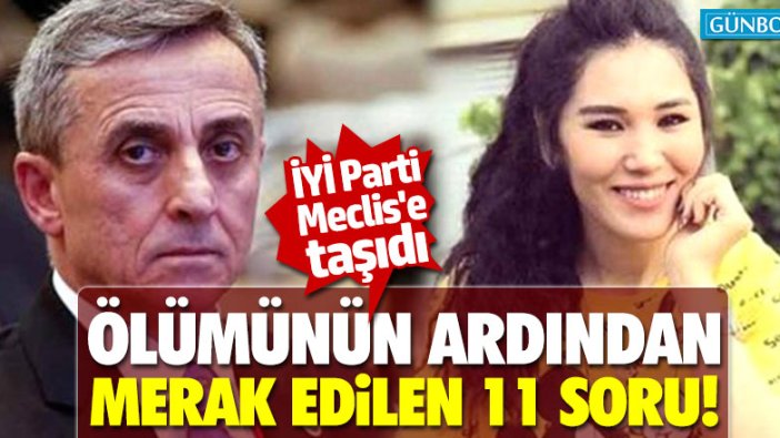 İYİ Parti Nadira Kadirova'nın ölümünü Meclis'e  taşıdı