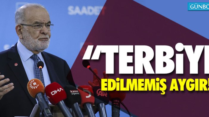 Karamollaoğlu'ndan Trump'a: "Terbiye edilmemiş aygır"