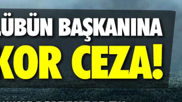 PFDK'dan Adana Demirspor'un başkanına rekor ceza!