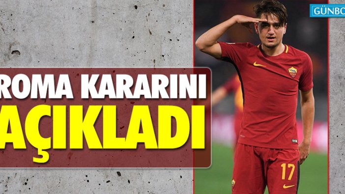 Roma, asker selamı veren Cengiz Ünder'le ilgili kararını açıkladı!