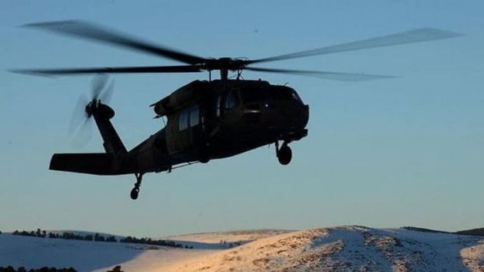 Akdeniz'de düşen helikoptere ulaşıldı