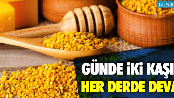 Günde 2 tatlı kaşığı her derde deva!