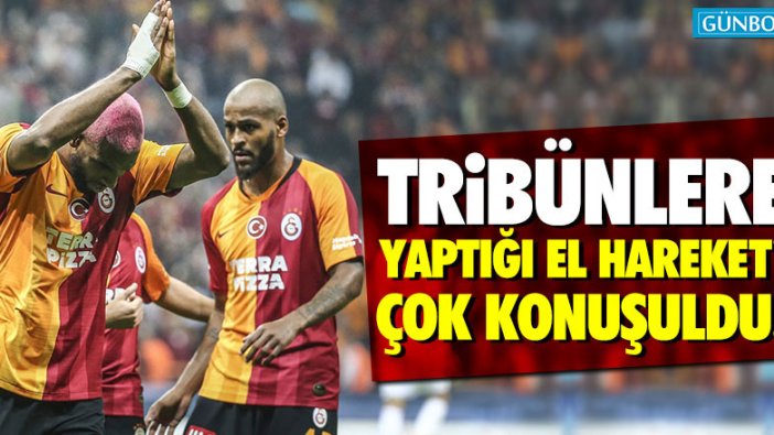 Babel’den Galatasaray taraftarına el hareketi!