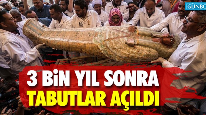 Krallar Vadisi'nde 3 bin yıl sonra tabutlar açıldı