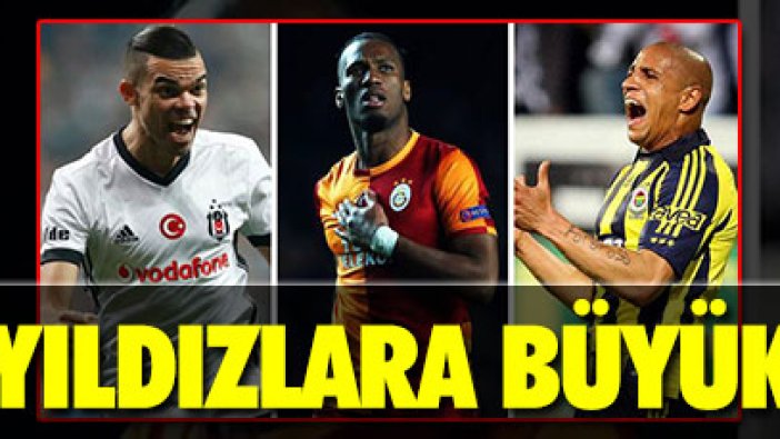 Beşiktaş, Galatasaray ve Fenerbahçe'nin eski yıldızlarına büyük onur!