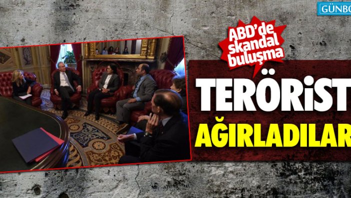 ABD'de skandal buluşma... Teröristi ağırladılar!