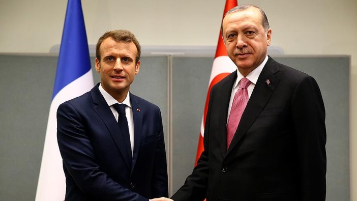 Cumhurbaşkanı Erdoğan, Macron ile telefonda görüştü