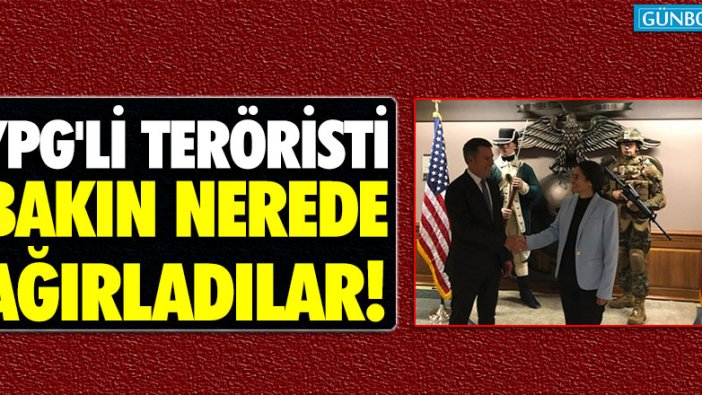 YPG'li terörist İlham Amed, Pentagon'da