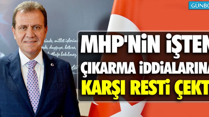 MHP'nin işten çıkarma iddialarına karşı Başkan Vahap Seçer resti çekti