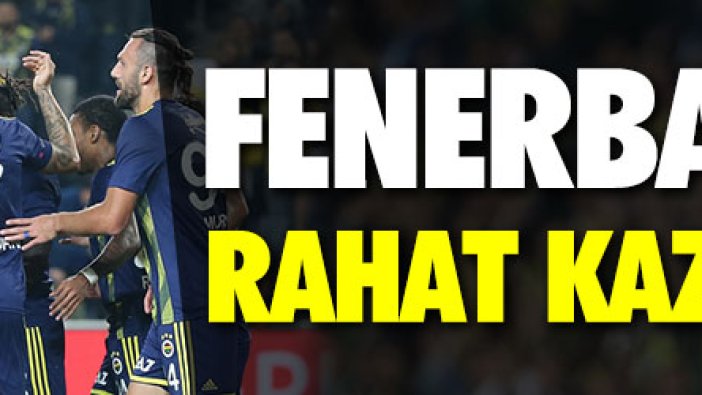 Fenerbahçe Konya'yı rahat geçti