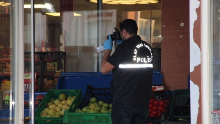 Markette silahlı kavga