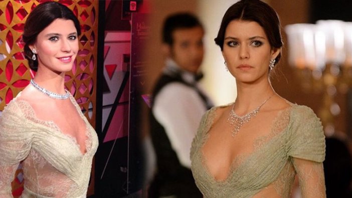 Beren Saat dün gece objektiflere yansıdı