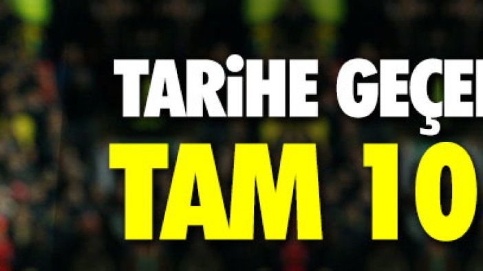 Tarihe geçen maçta tam 10 gol!