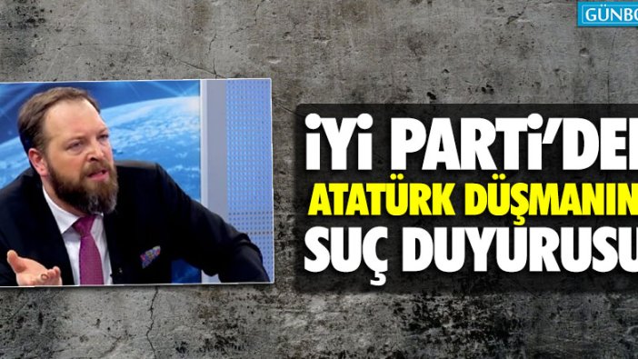 İYİ Parti'den Fatih Tezcan'a suç duyurusu