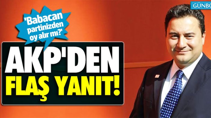 Mahir Ünal'dan Ali Babacan çıkışı