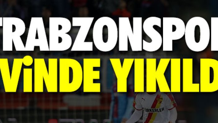 Trabzonspor evinde yıkıldı