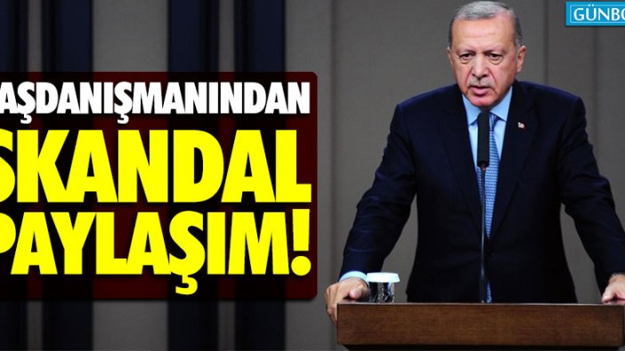 Cumhurbaşkanı Başdanışmanı İlnur Çevik'ten skandal paylaşım