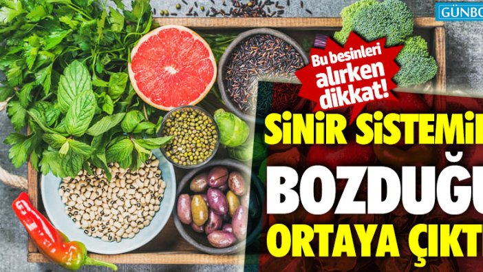 Sinir sistemini bozduğu ortaya çıktı! Bu besinleri alırken dikkat!