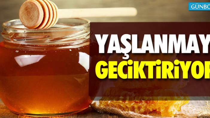 Bal, yaşlanmayı geciktiriyor