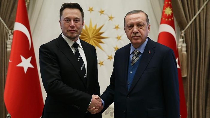 Erdoğan, Elon Musk'ı kabul etti