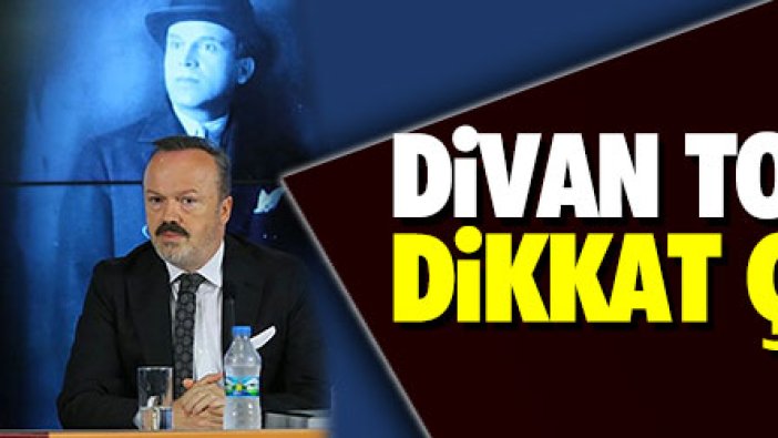 Galatasaray Divan Toplantısında dikkat çeken detay!