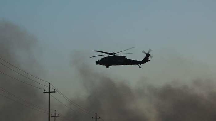 Irak'ta askeri helikopter düştü: 7 ölü