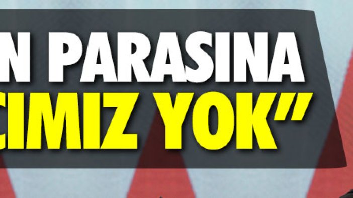 Ahmet Ağaoğlu: "Kimsenin parasına ihtiyacımız yok"