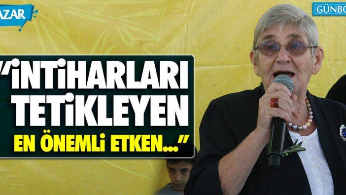 Saygı Öztürk Canan Karatay'ın mesajını yayınladı: "İntiharları tetikleyen en önemli etken..."