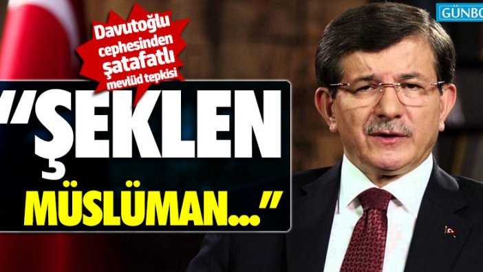 Davutoğlu cephesinden şatafatlı mevlüt tepkisi: "Şeklen Müslüman..."