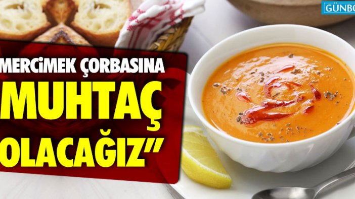 Ömer Fethi Gürer: "Mercimek çorbasına muhtaç olacağız"