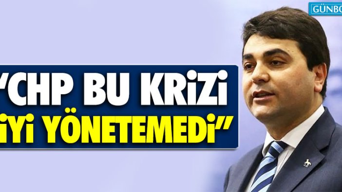 DP Genel Başkanı Gültekin Uysal: "CHP bu krizi iyi yönetemedi"