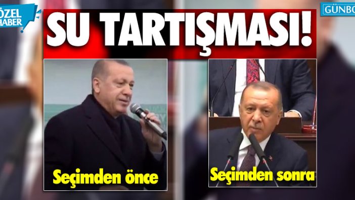 Erdoğan: “2040’a kadar su sorunu yok”