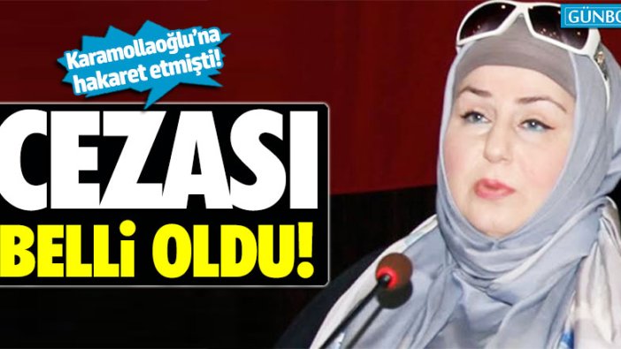 Akit yazarı Mehtap Yılmaz’a, Temel Karamollaoğlu’na hakaretten ceza!