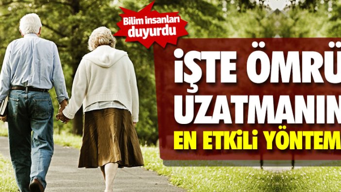 Bilim insanları açıkladı: İşte ömrü uzatmanın yöntemi