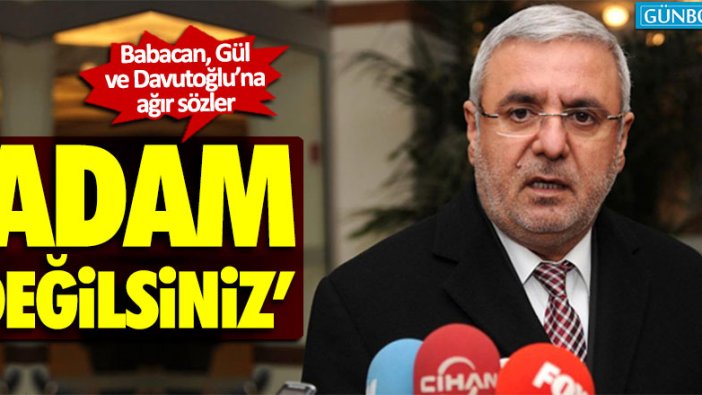 AKP'li Mehmet Metiner'den Ali Babacan ve Davutoğlu'na ağır sözler!
