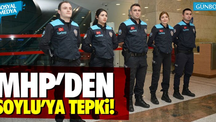 MHP'den Süleyman Soylu'ya tepki!