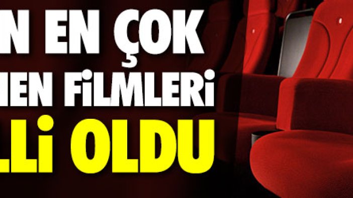 İşte yılın en çok izlenen filmleri: İlk 3'ü yerli yapım