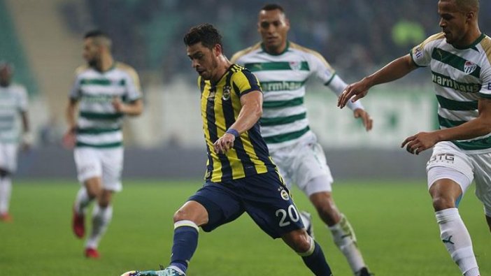 Bursaspor evinde Fenerbahçe galibiyetine hasret