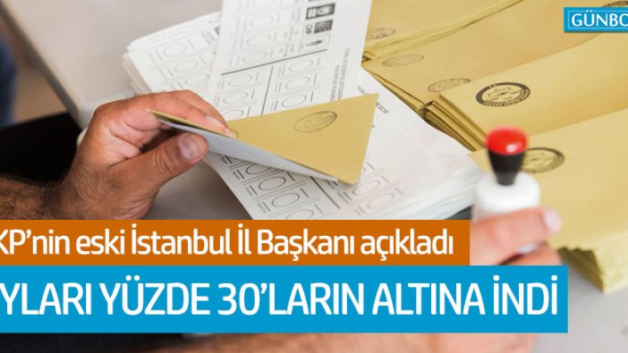 "Artık 30’ların altına inmiş bir AK Parti var"