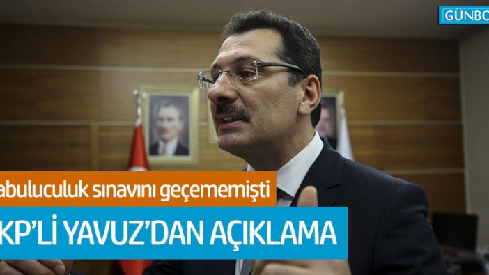 AKP'li Yavuz'dan arabuluculuk sınavı açıklaması