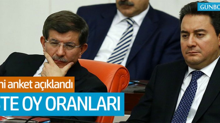 Polimetre: "Davutoğlu ve Babacan'ın oy oranı şu an yüzde 10"