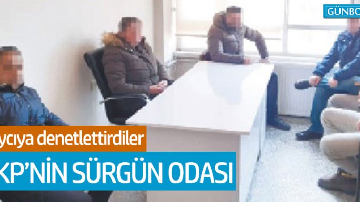 AKP'li başkan Tufanbeyli'de sürgün odası yaptı!