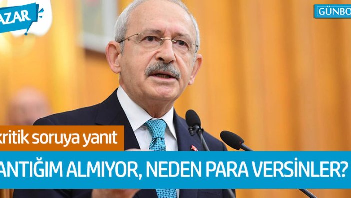 Kemal Kılıçdaroğlu'dan 4 kritik soruya yanıt
